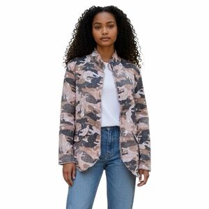 NT by Amati Italian Linen Camo & Stars Jacket .